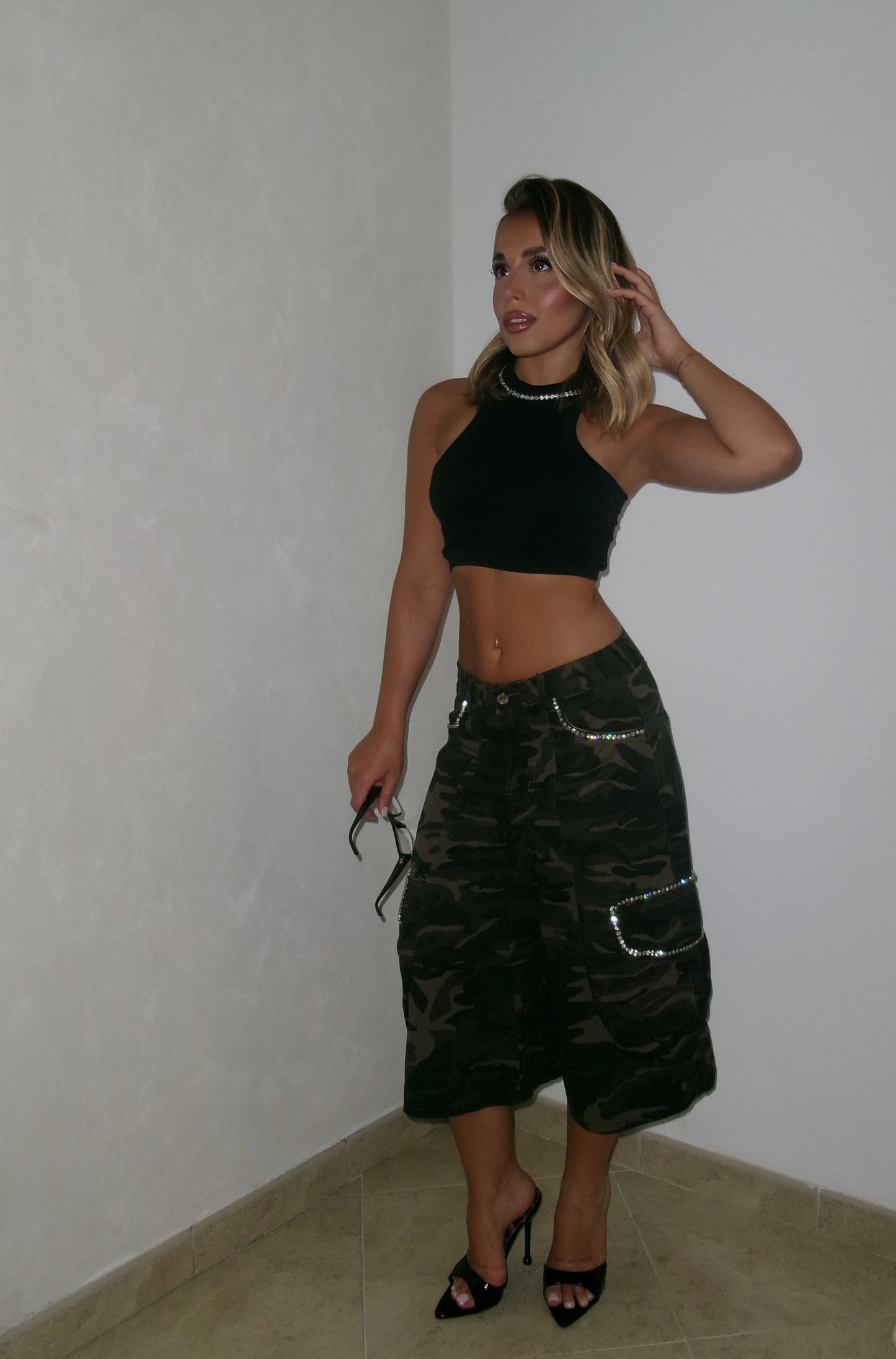 Midnight Halter Top