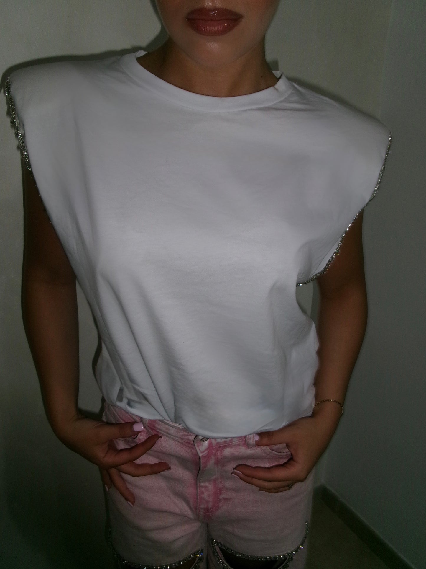 Crystal Blush Tank Top